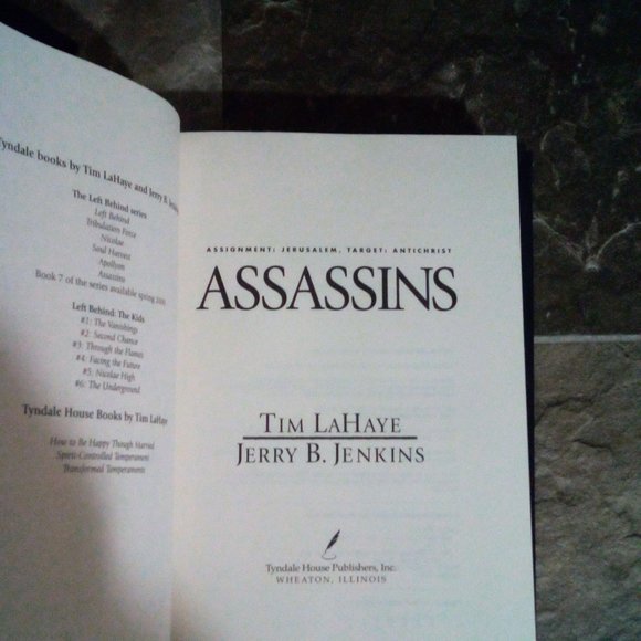 Assassins Left Behind Series #6 Tim LaHaye First Edition Hardcover Book - Picture 5 of 6